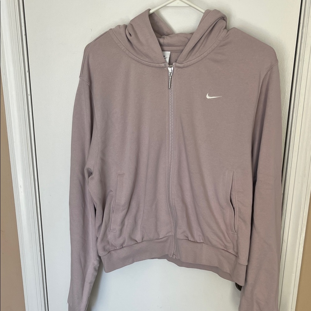 NWOT Nike Women's Soft Purple hooded sweat Jacket